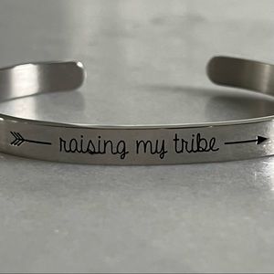 Raising My Tribe Cuff Bracelet